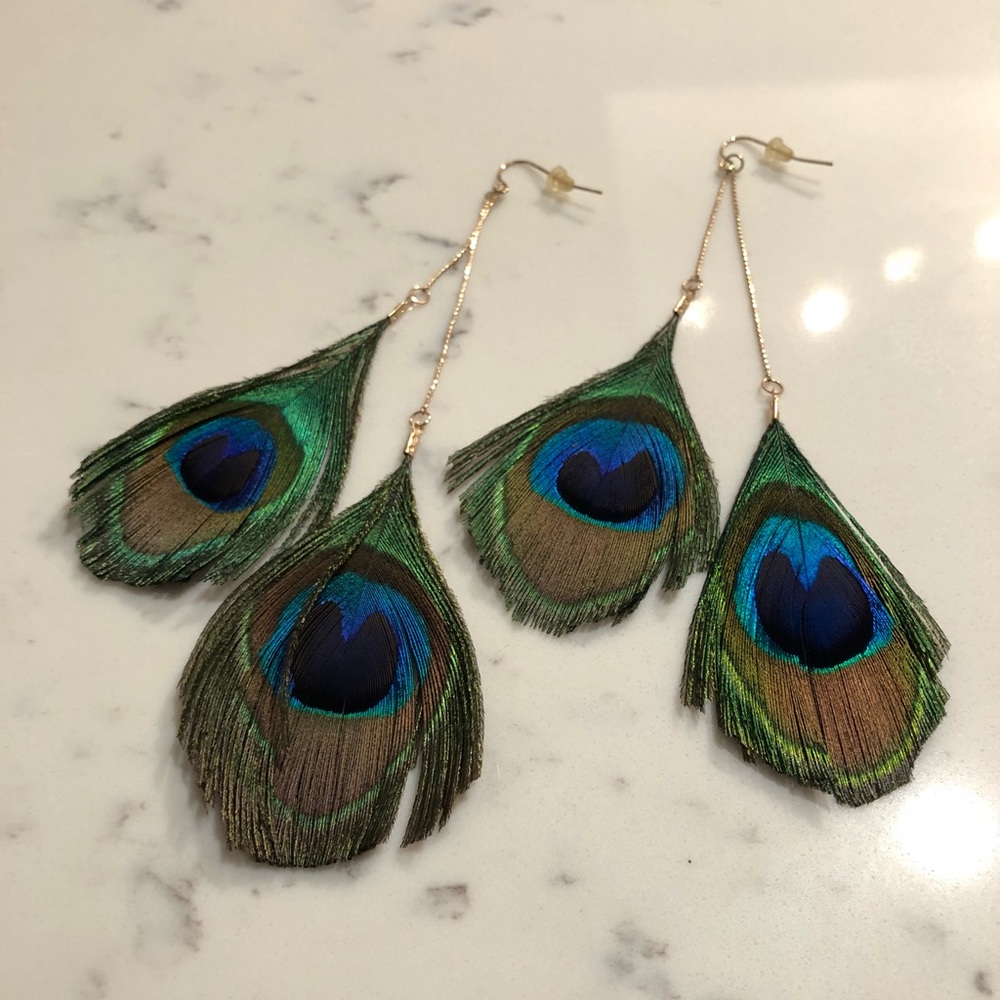 Peacock Earrings